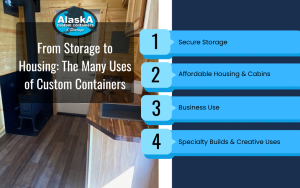 From Storage to Housing: The Many Uses of Custom Containers Infographic