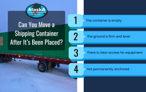 Can You Move a Shipping Container After It’s Been Placed? Infographic