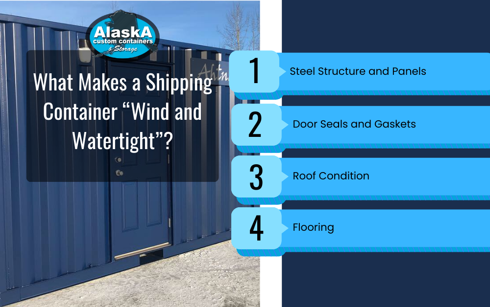 What Makes a Shipping Container “Wind and Watertight”? Infographic